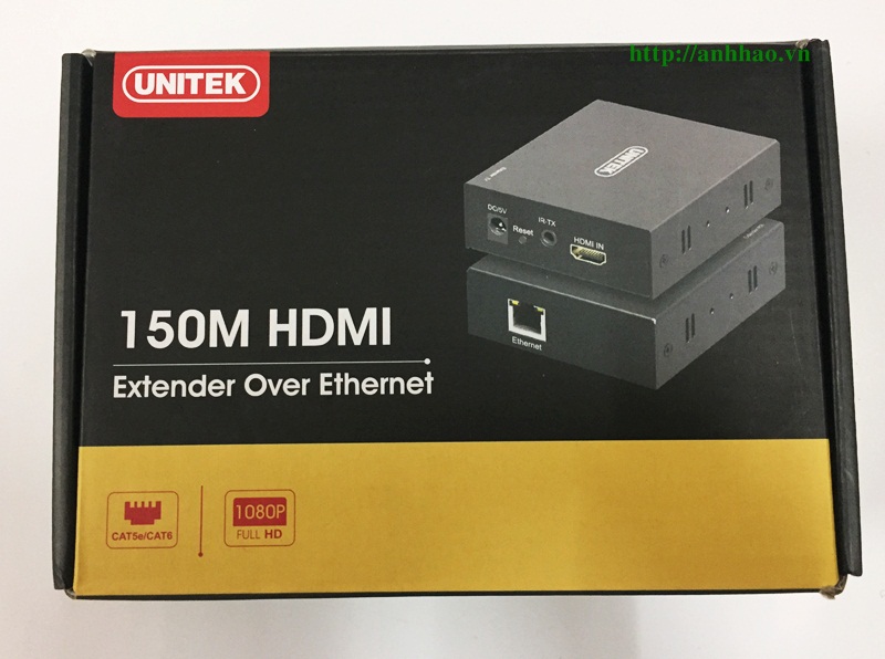 Bộ khuếch tín hiệu HDMI 150M Unitek V101A chính hãng